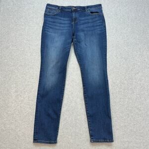 Kut From The Kloth Jeans Toothpick Skinny WMNS 16 Blue Med Wash KP164MH3SF Denim
